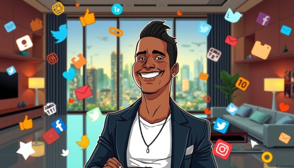 Ronaldinho sozial media
