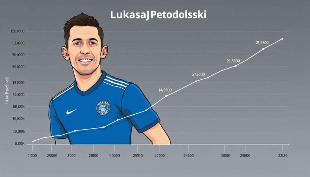 gehalt entwicklung lukas podolski