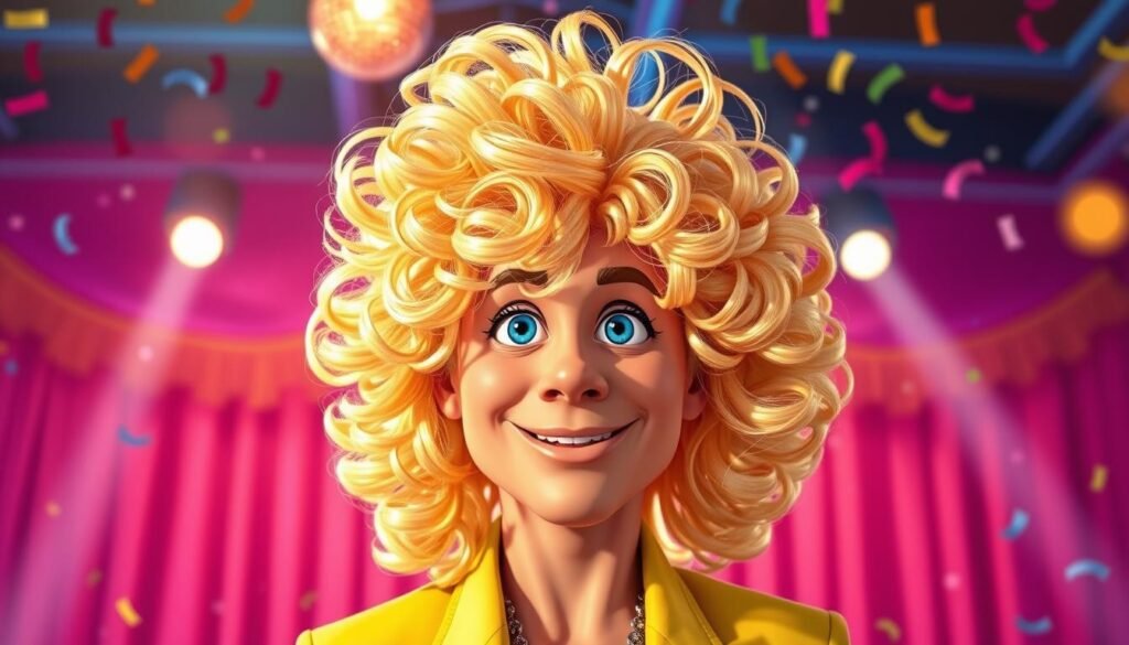 Mickie Krause Markenzeichen Perücke